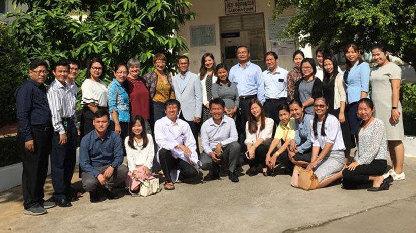 Strengthening the skills of laboratory technicians in Cambodia and Laos