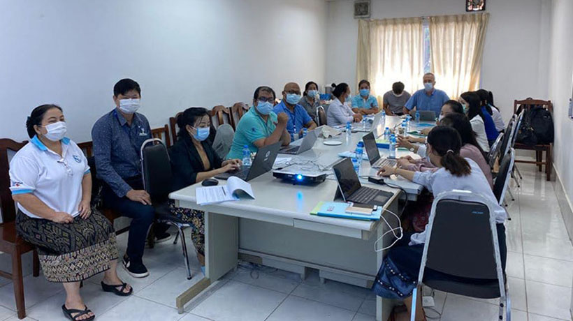 Training group in Lao PDR