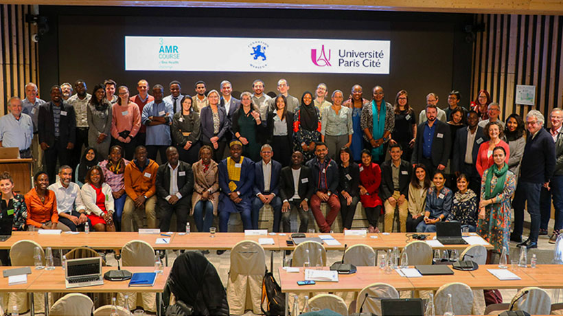 Participants of the intensive course on antimicrobial resistance gathered at Les Pensières Center for Global Health